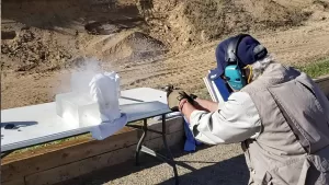 Lefauchex Revolver test fire 18" (Killing Vincent Forensic Tests, Day 2)