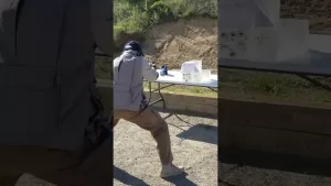 Testing gun from over 24" (Killing Vincent Forensic Tests, Day 2)