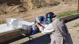 Testing gun from over 24" (Killing Vincent Forensic Tests, Day 2)