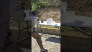 Testing gun from over 24″ (Killing Vincent Forensic Tests, Day 2)