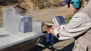 Testing gun from over 12" (Killing Vincent Forensic Tests, Day 2)